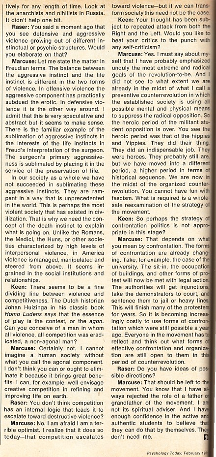 1971 Marcuse interview, p. 66