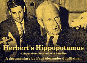 Flyer announcing a 1997 screening of the film Herbert's Hippopotamus